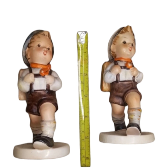 (2) SET of Vintage Goebel Hummel 5" AND 6" Figurines - SCHOOL BOY 82-0 - Picture 12 of 13